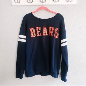 VS Pink Chicago Bears Bling Crew Neck Sweatshirt